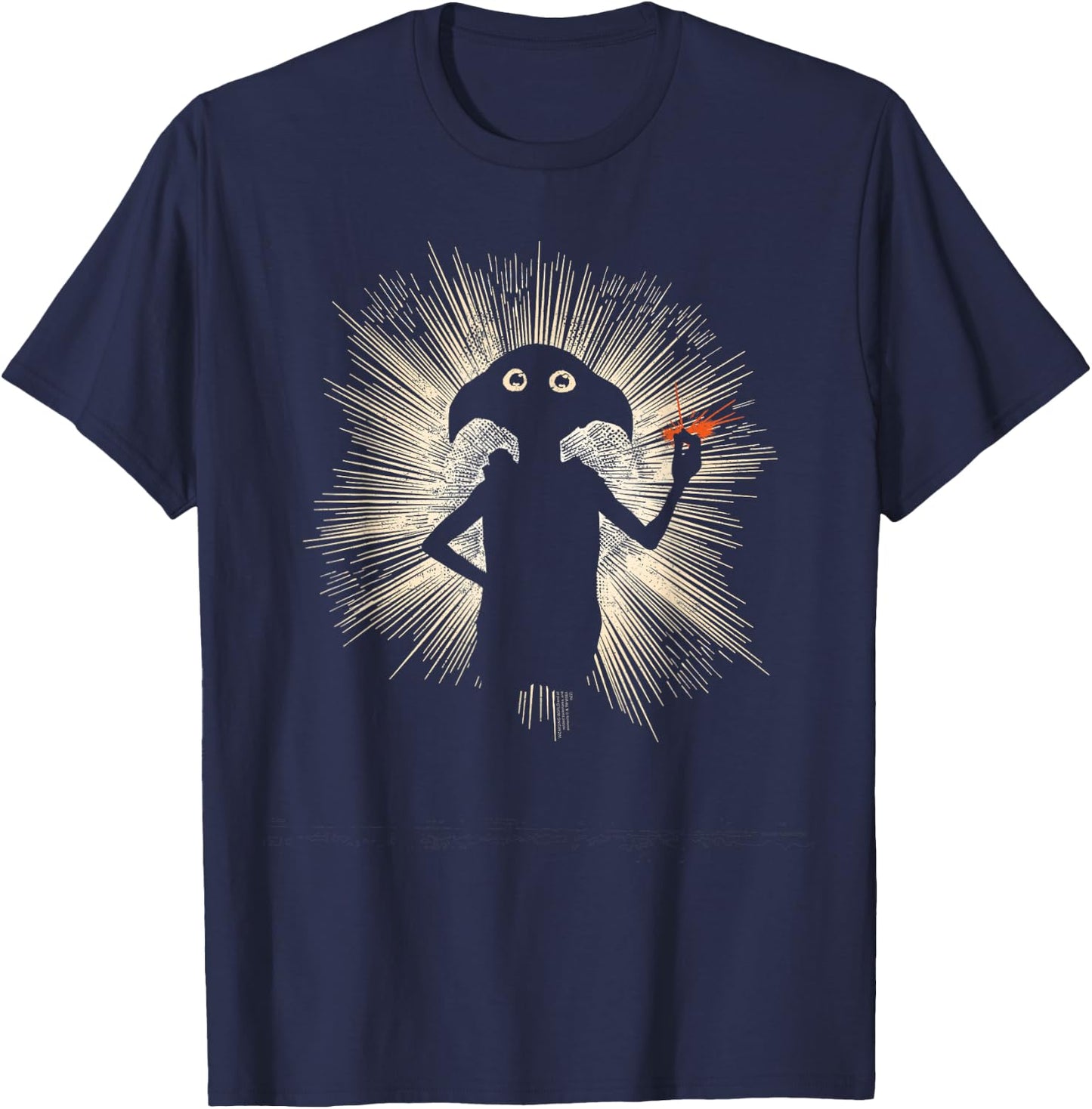 Harry Potter Dobby Silhouette T-Shirt - T-Shirt | Navy