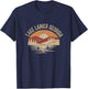 Retro Lake Lanier Georgia Drawing Art Design T-Shirt - T-Shirt | Navy