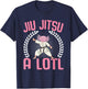Kawaii Axolotl Lover - Brazilian Jiu Jitsu A Lotl Axolotl T-Shirt - T-Shirt | Navy