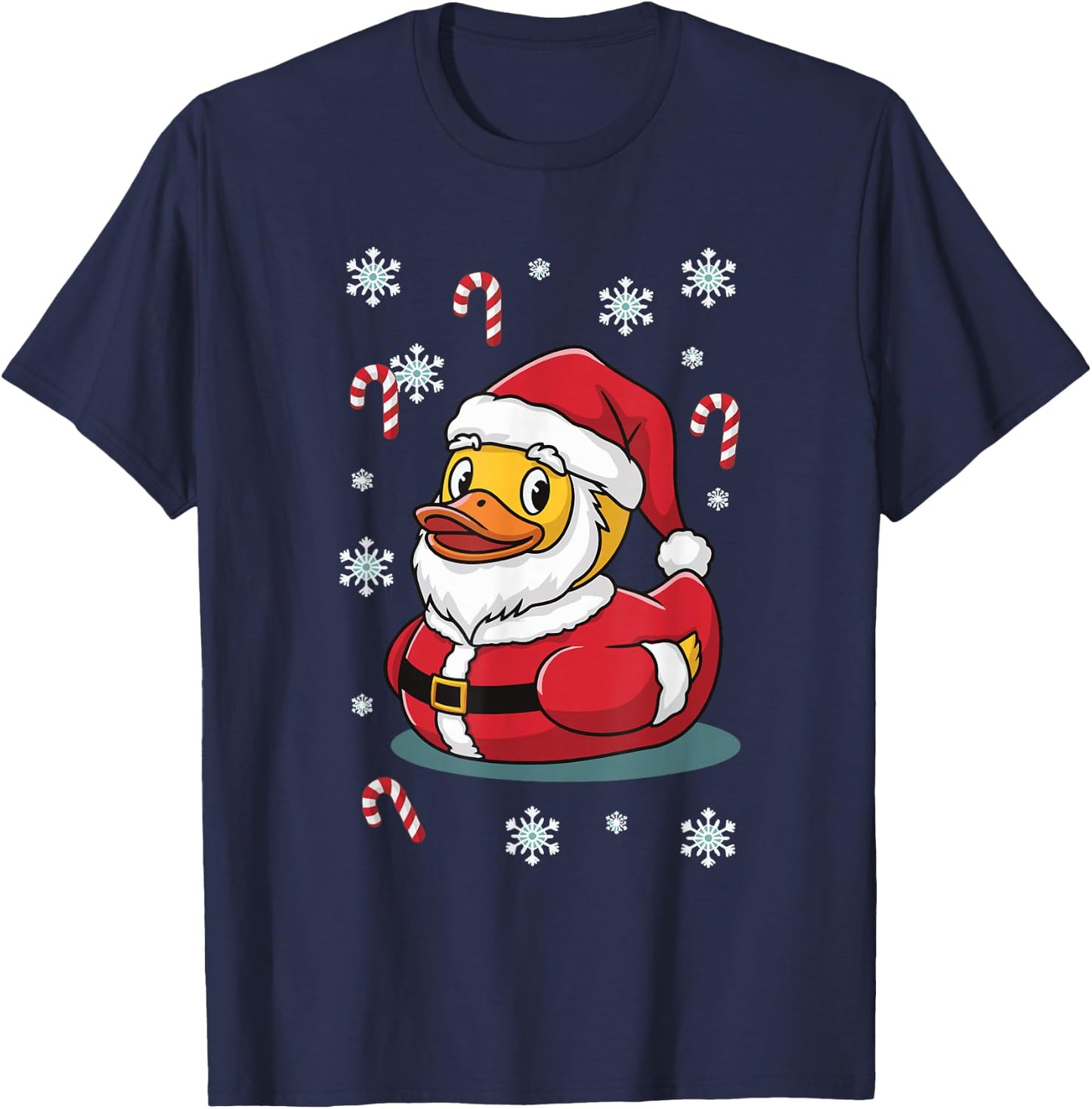 Rubber Duck Christmas T-Shirt - T-Shirt | Navy
