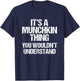 Es ist eine Munchkin-Sache (du würdest es nicht verstehen) Munchkin Cat T-Shirt - T-Shirt | Navy
