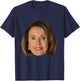 Nancy Pelosi Face T-Shirt - T-Shirt | Navy