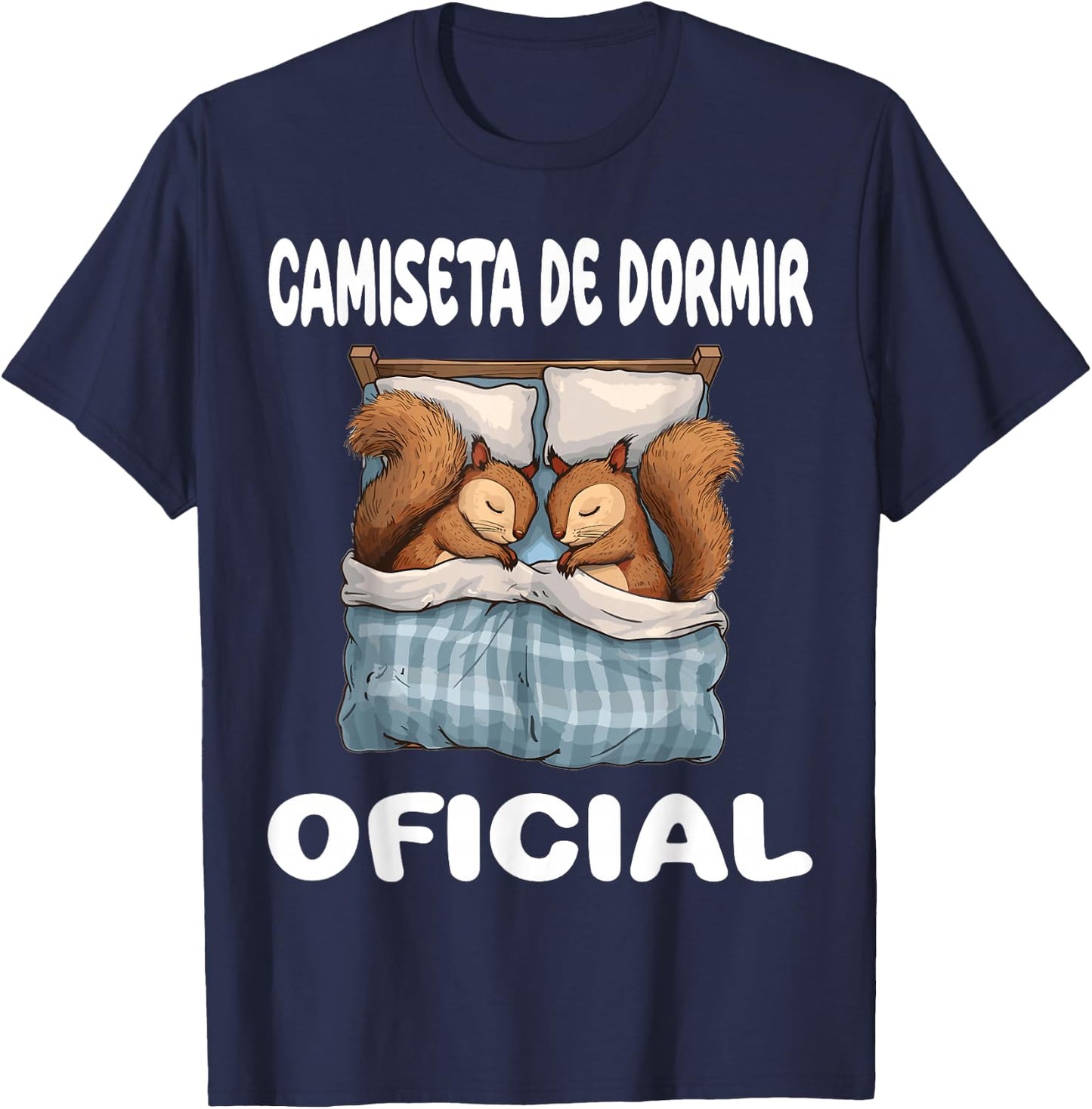 Squirrel Official Sleepshirt Pajamas Nightgown T-Shirt - T-Shirt | Navy