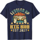 Vintage Leveling Up to Big Bro 2027 Promoted to Big Bro 2027 T-Shirt - T-Shirt | Navy
