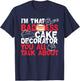 I'm That Badass Cake Decorator Baker T-Shirt - T-Shirt | Navy