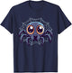 Spinne für Kinder T-Shirt - T-Shirt | Navy
