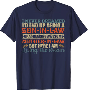 Funny Mother In-Law Gifts Idea, Favorite Child Son In-Law T-Shirt - T-Shirt | Navy