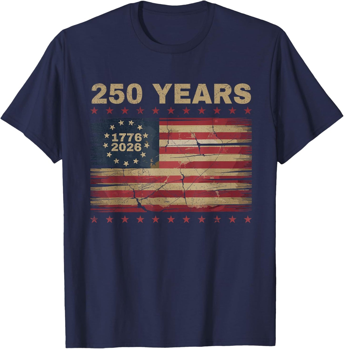 250th Anniversary USA T-Shirt - T-Shirt | Navy