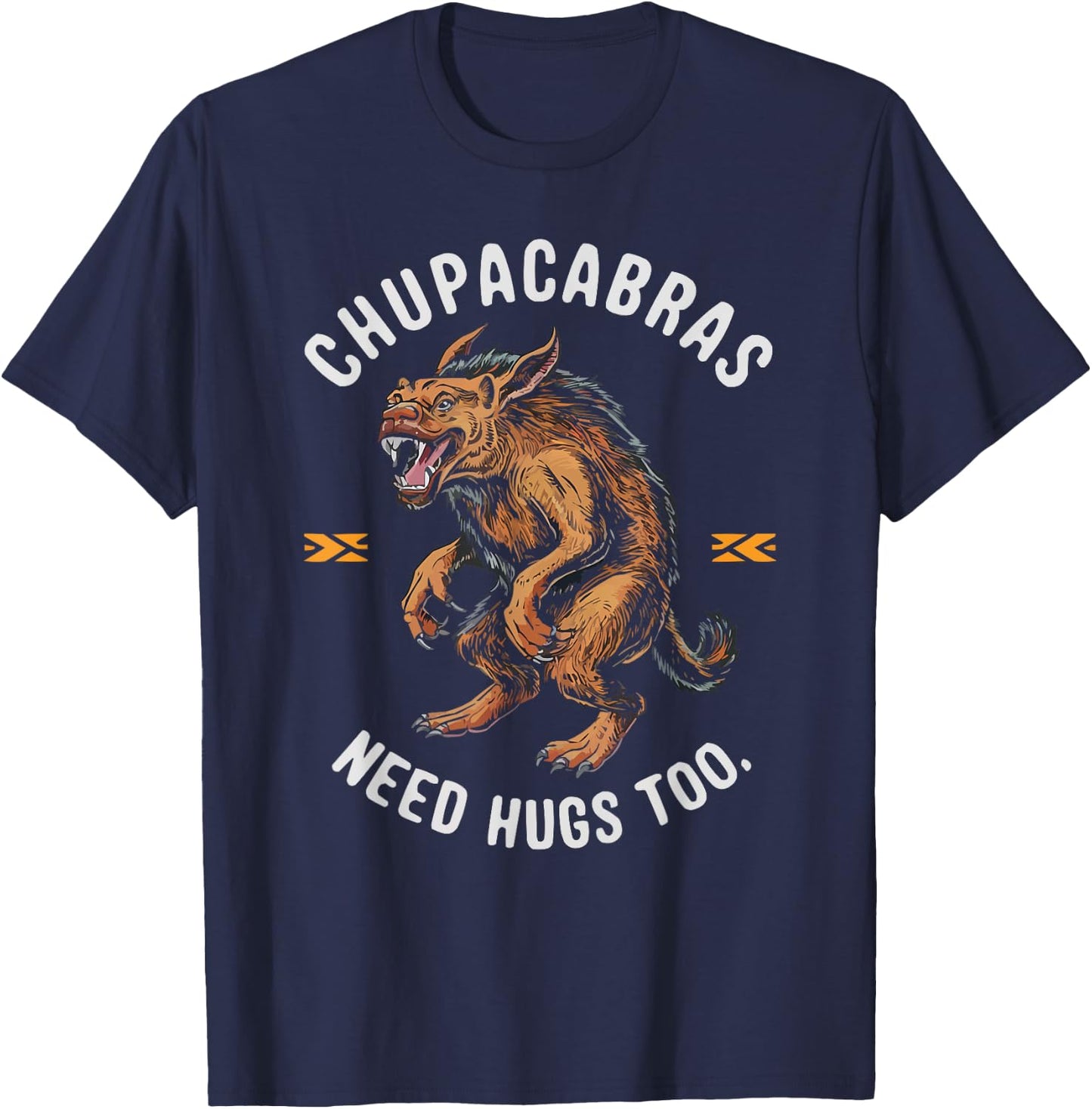 Chupacabra Legendary Creature Mythical Beast Cryptozoology T-Shirt - T-Shirt | Navy