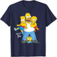 The Simpsons Homer Simpson World's Best Dad Father's Day T-Shirt - T-Shirt | Navy
