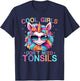 Cool Girls Don't Need Tonsils Removal Unicorn Tonsillectomy T-Shirt - T-Shirt | Navy