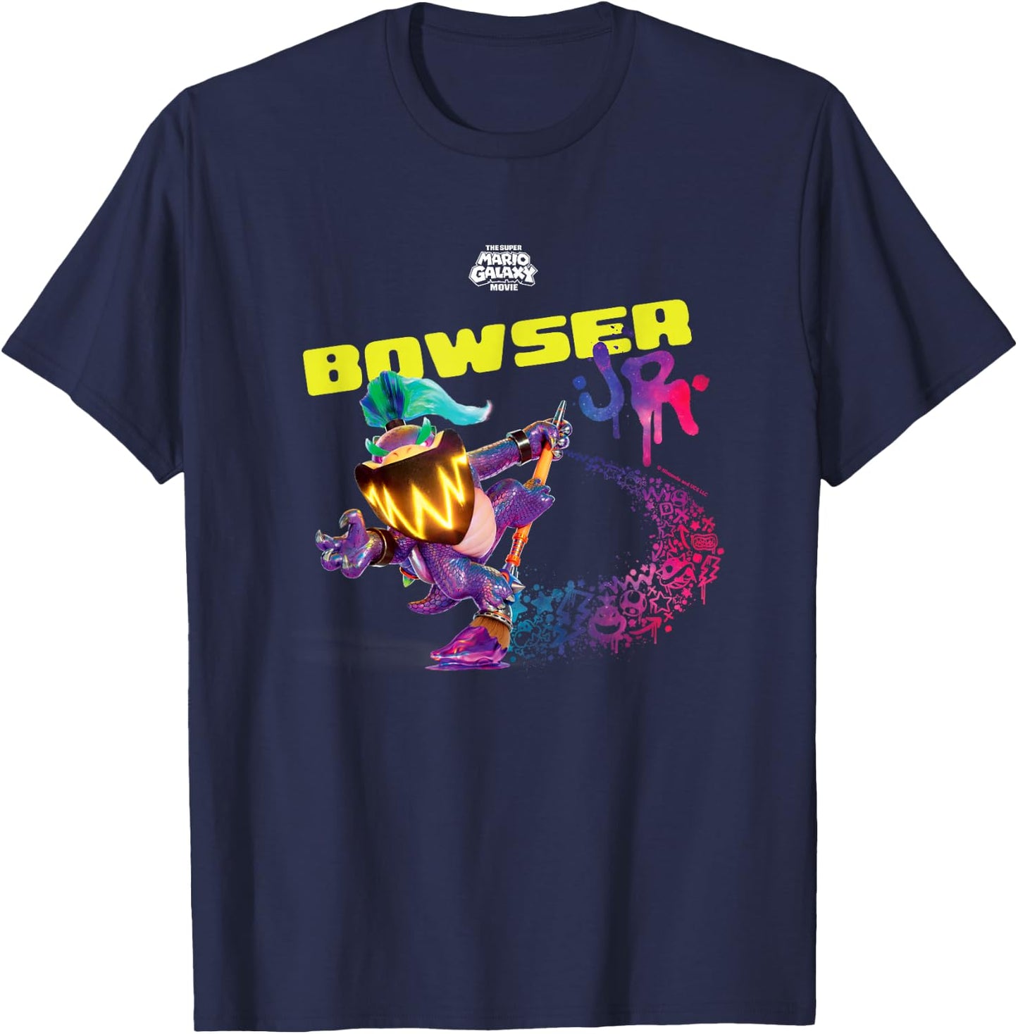 The Super Mario Galaxy Movie Wonder Bowser Jr. T-Shirt - T-Shirt | Navy