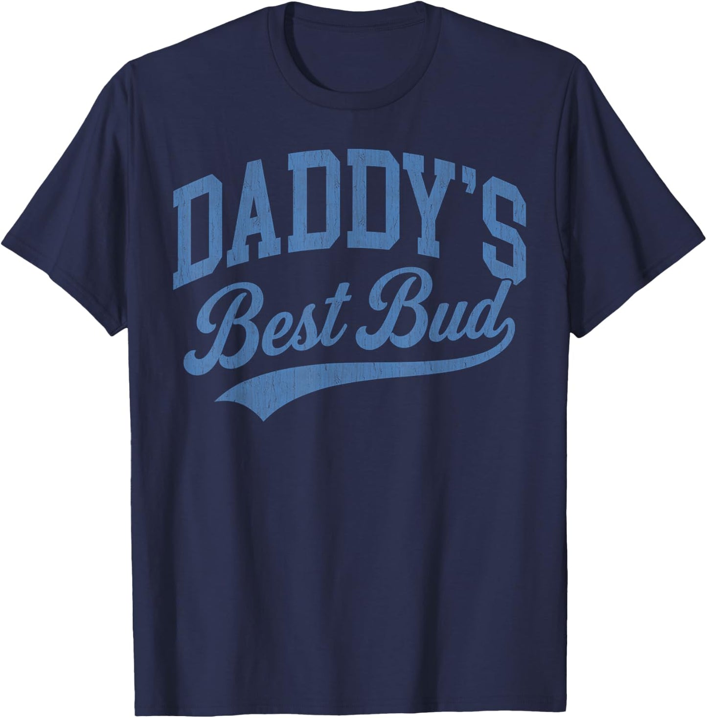 Dad's Best Bud Boys Youth Kids Father's Day T-Shirt - T-Shirt | Navy