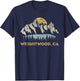 Wrightwood California Mountain Sunset Sunrise CA T-Shirt - T-Shirt | Navy