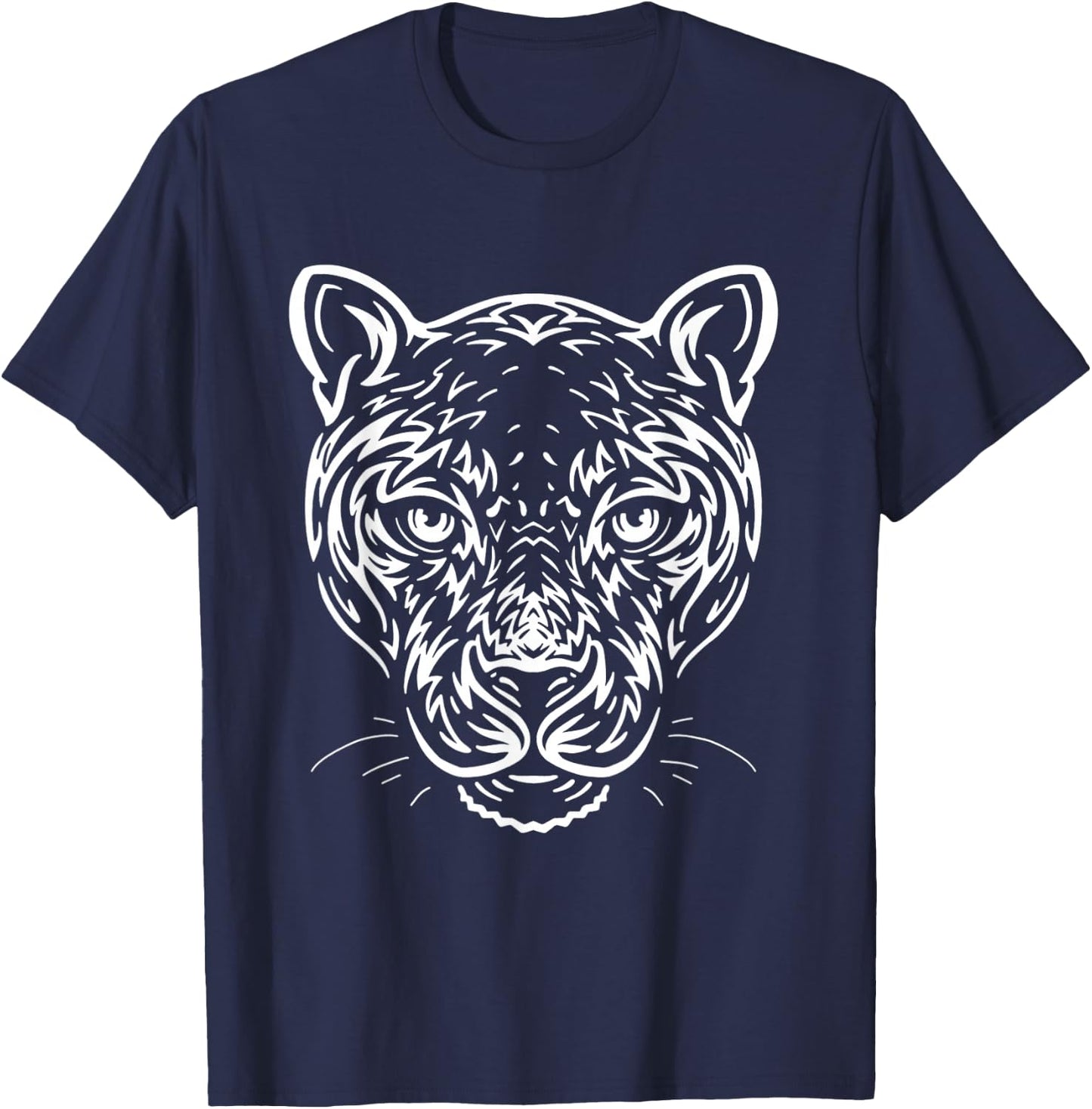 White Panther T-Shirt - T-Shirt | Navy