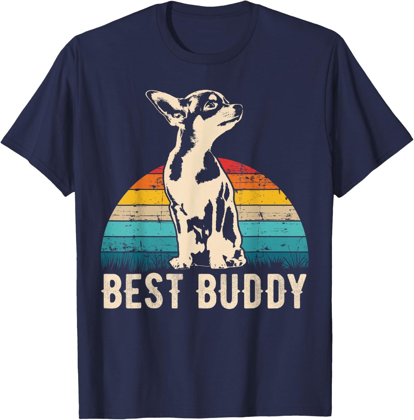 Chihuahua Chihuahueno Dog T-Shirt - T-Shirt | Navy