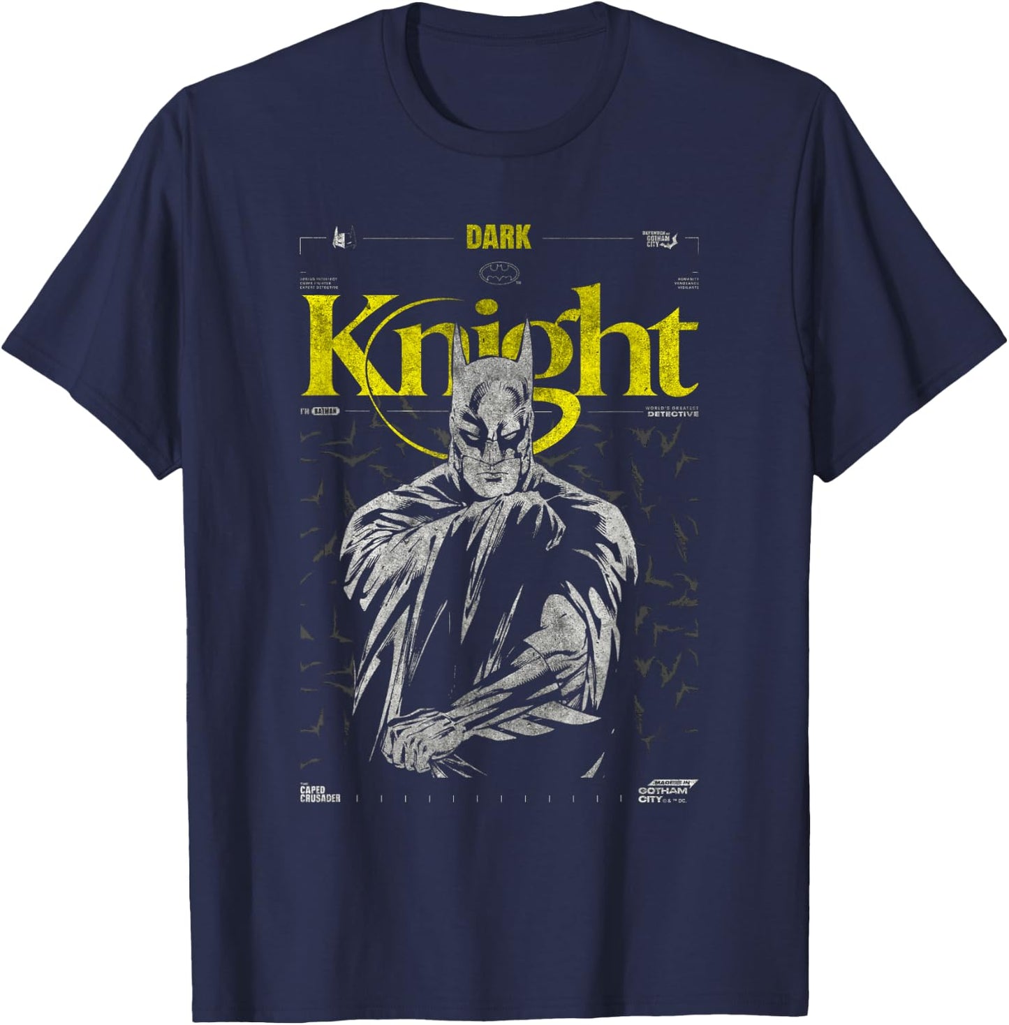 Batman Dark Knight Comic 85th Anniversary T-Shirt - T-Shirt | Navy