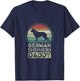 German Shepherd Daddy, Father's Day, Dad T-Shirt - T-Shirt | Navy