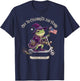 Funny Off to Celebrate 250 Years Frog Wizard Magic Milestone T-Shirt - T-Shirt | Navy