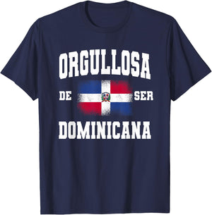 Orgullosa De Ser Dominicana est fière d'être dominicaine pour les femmes T-Shirt - T-Shirt | Navy