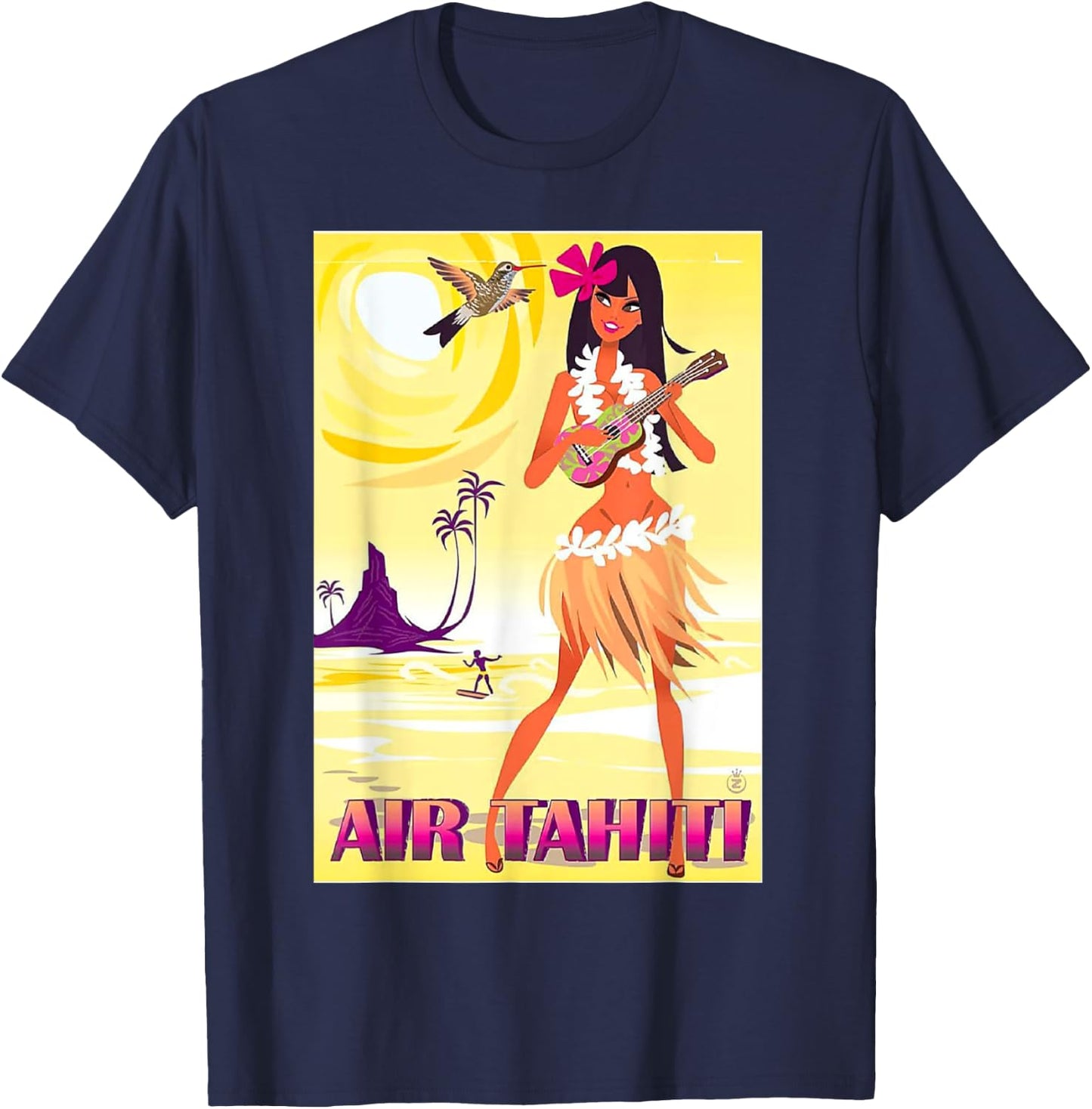 Air Tahiti T-Shirt - T-Shirt | Navy