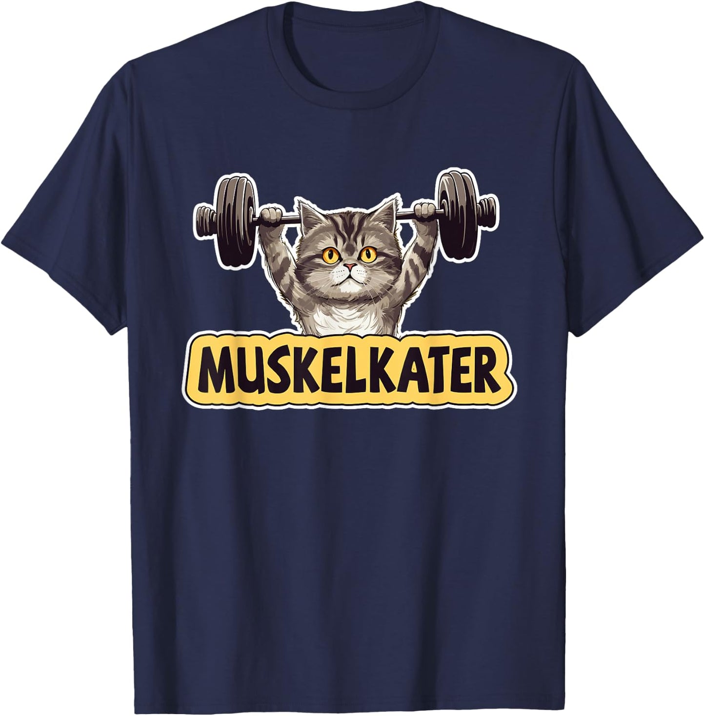 Fitness Fitnesstrainer Muskelkater Bodybuilder Fitnessstudio T-Shirt - T-Shirt | Navy