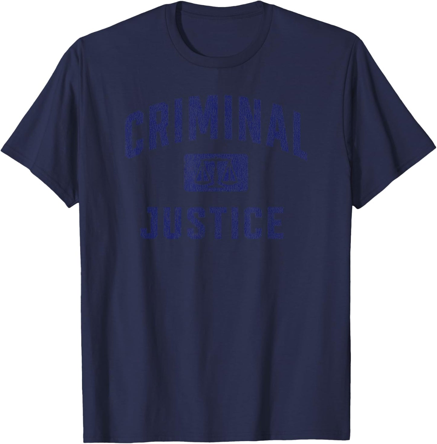 Future Criminal Justice Major College Graduate Graduation T-Shirt - T-Shirt | Navy