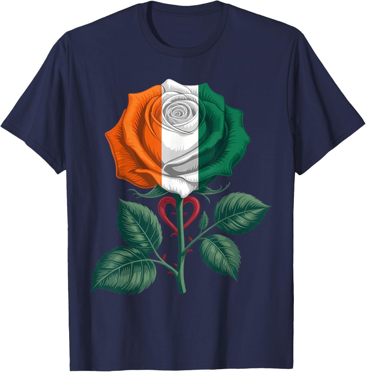 Ivory Coast Flag Cote D'Ivoire Ivorian Roots T-Shirt - T-Shirt | Navy