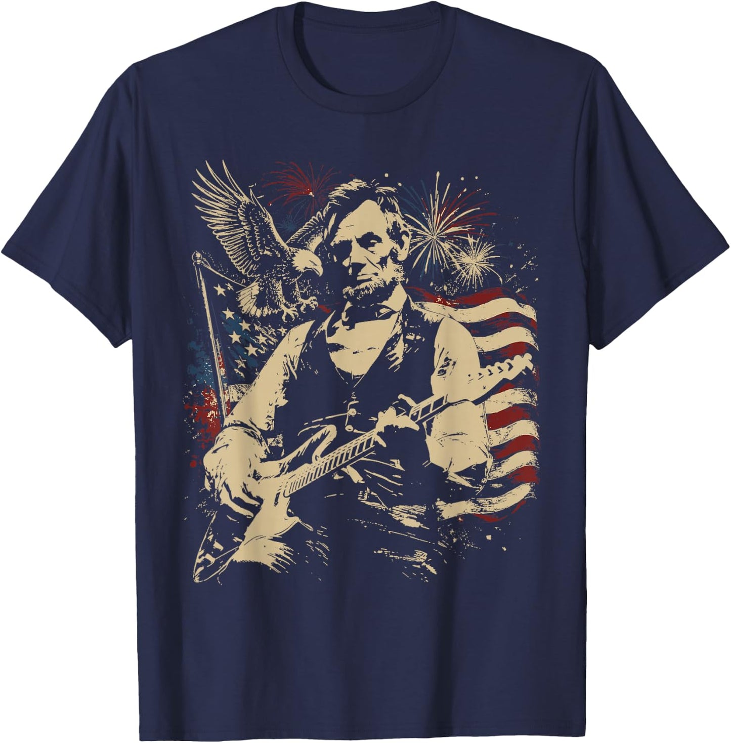 250 Anniversary USA 4th of July Patriotic Men 250 American T-Shirt - T-Shirt | Navy