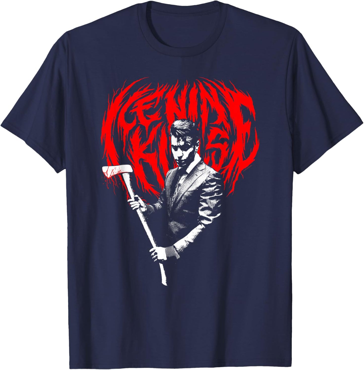 Ice Nine Kills Psychos Only T-Shirt - T-Shirt | Navy