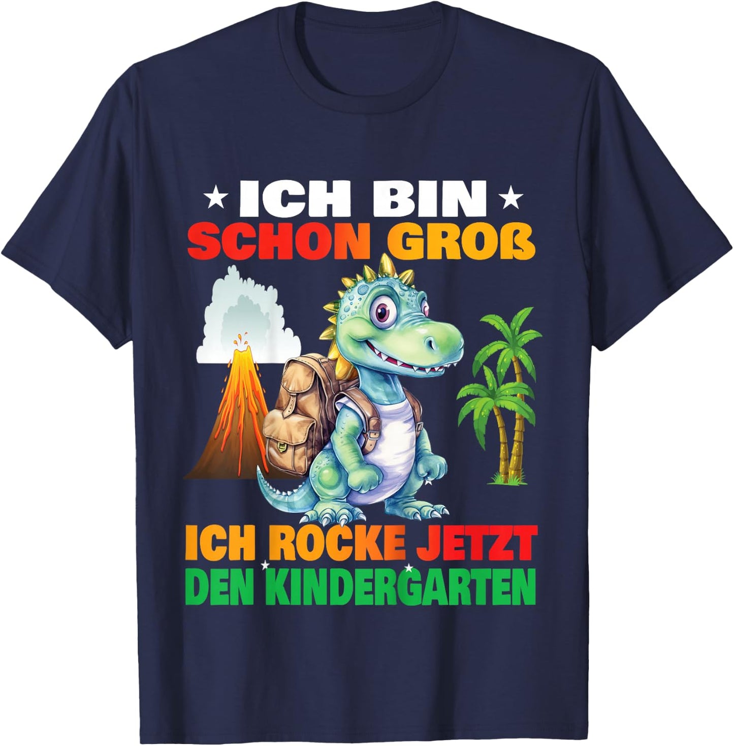 Kindergartenkind 2025 Kita Start Anfang Kindergarten Jungs T-Shirt - T-Shirt | Navy