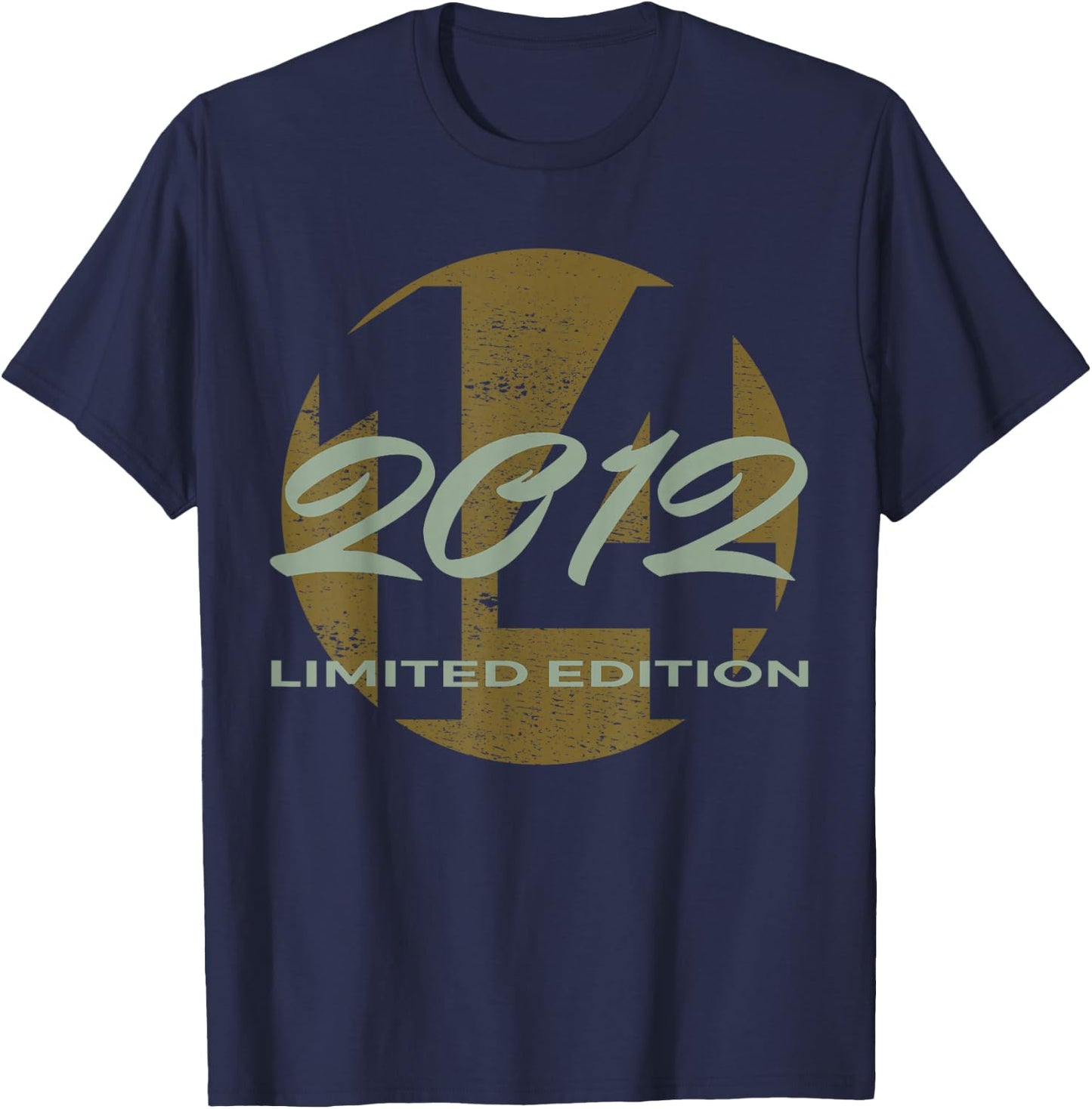 14. Geburtstag Mädchen Junge 14 Jahre 2012 Lustig Geschenk T-Shirt - T-Shirt | Navy