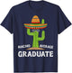 Fun Hilarious Graduate Joke Humor | Funny Nacho Average T-Shirt - T-Shirt | Navy