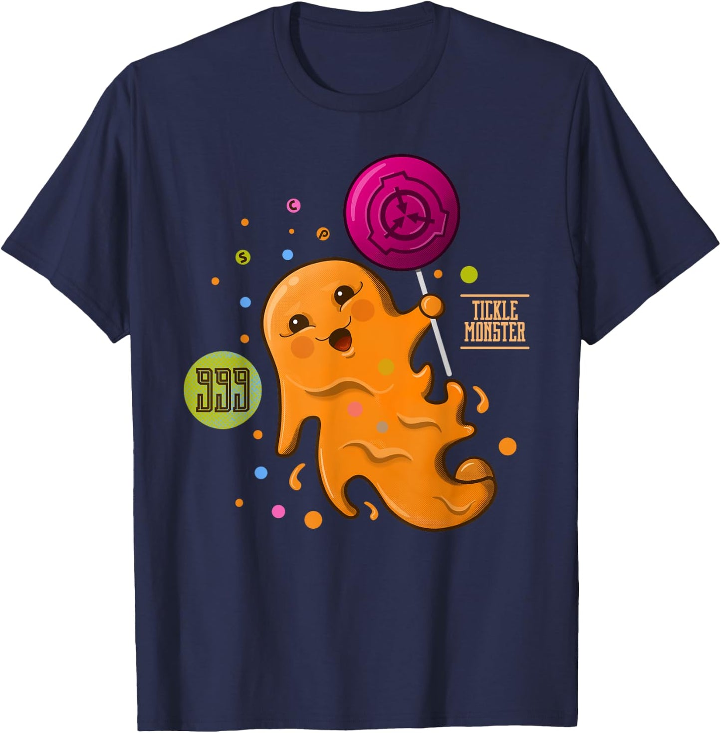 SCP-999 The Tickle Monster SCP Foundation Kids T-Shirt - T-Shirt | Navy