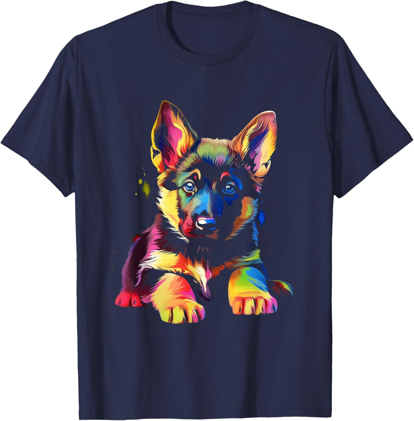 German shepherd puppy T-Shirt - T-Shirt | Navy