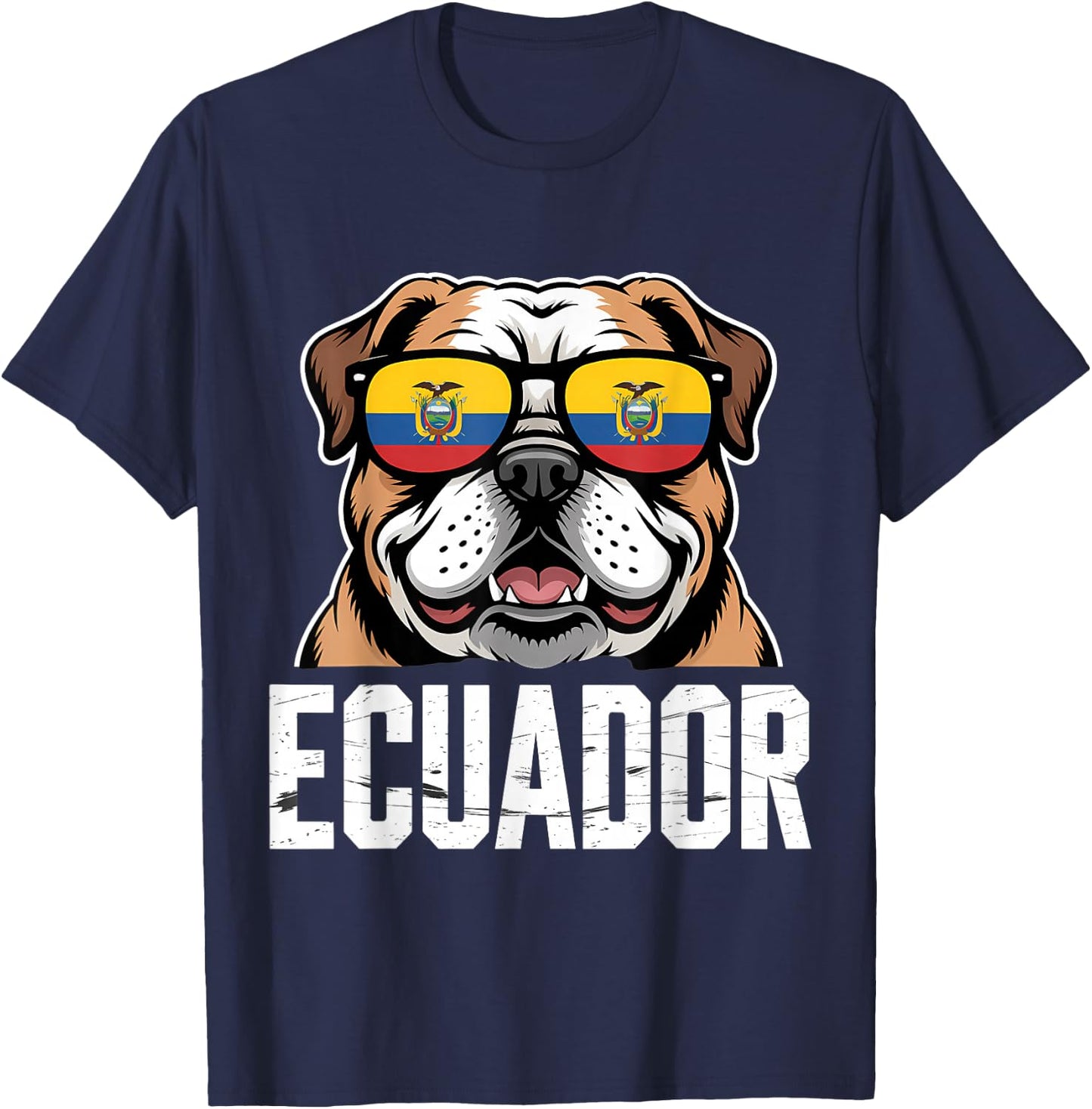 Ecuador Roots Ecuadorian Flag T-Shirt - T-Shirt | Navy