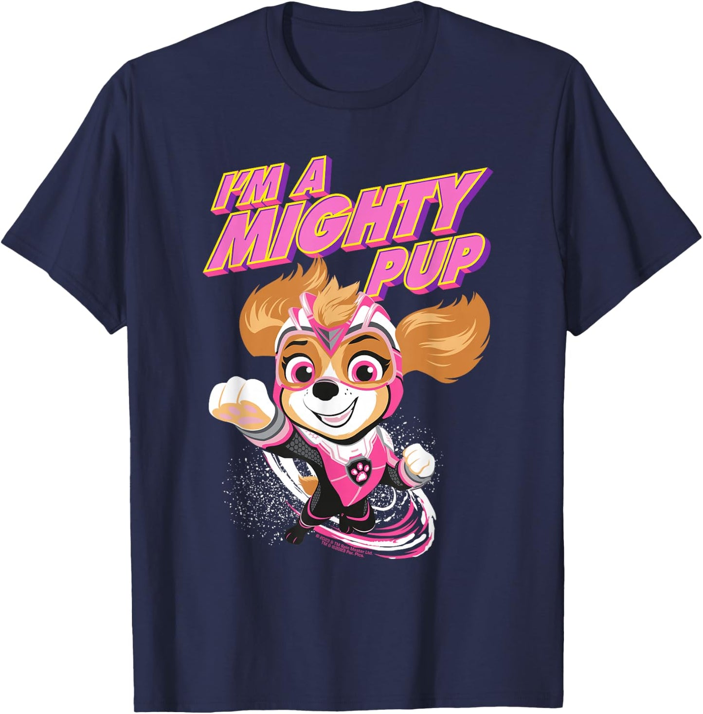 PAW Patrol: The Mighty Movie Skye Is A Mighty Pup , black T-Shirt - T-Shirt | Navy