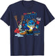 Disney 100 Stitch in Costume The Beast Be Our Guest & Scrump T-Shirt - T-Shirt | Navy