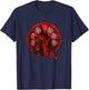 Dungeons & Dragons Szass Tam Red Stained Glass Style Logo T-Shirt - T-Shirt | Navy
