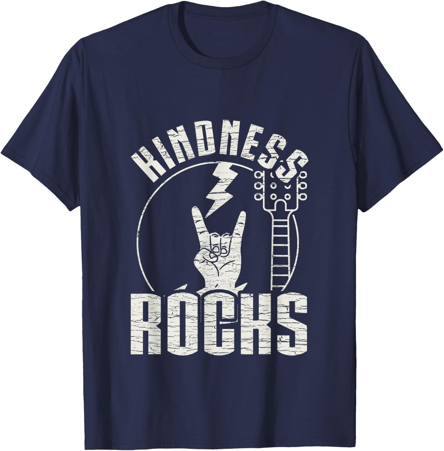 Kindness Rocks Shirt Anti-Bullying Awareness Gift T-Shirt - T-Shirt | Navy