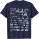 Shark Teeth Shirt T-Shirt - T-Shirt | Navy