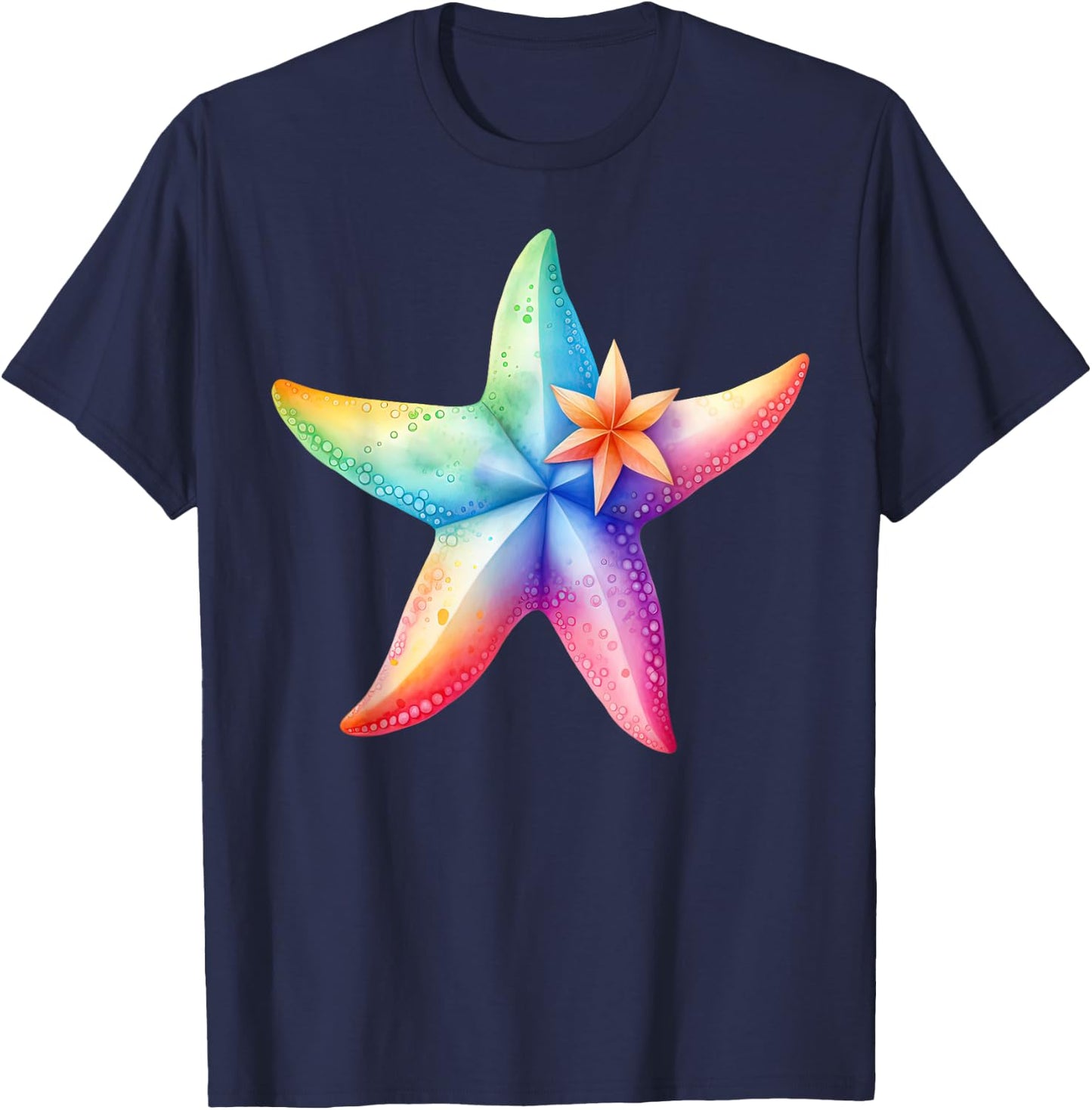 Starfish Costume Adult Women Children Starfish T-Shirt - T-Shirt | Navy
