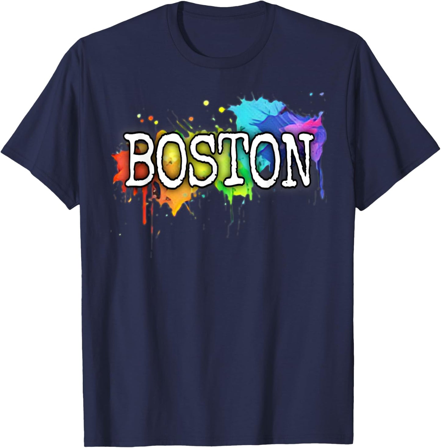 Boston Massachusetts Apparel Women & Kids Boston T-Shirt - T-Shirt | Navy