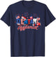 Patriotic Dental Hygienist 4th of July Dentist USA Flag T-Shirt - T-Shirt | Navy