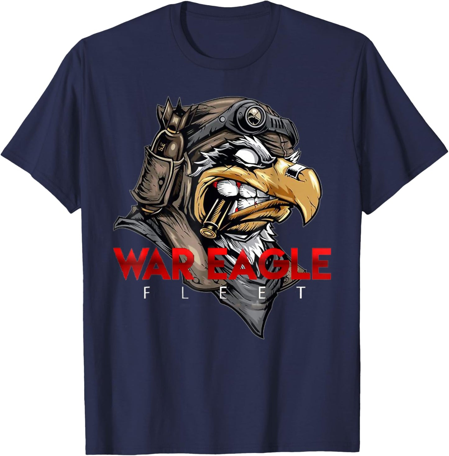 War Eagle Fleet Battle Eagle T-Shirt - T-Shirt | Navy