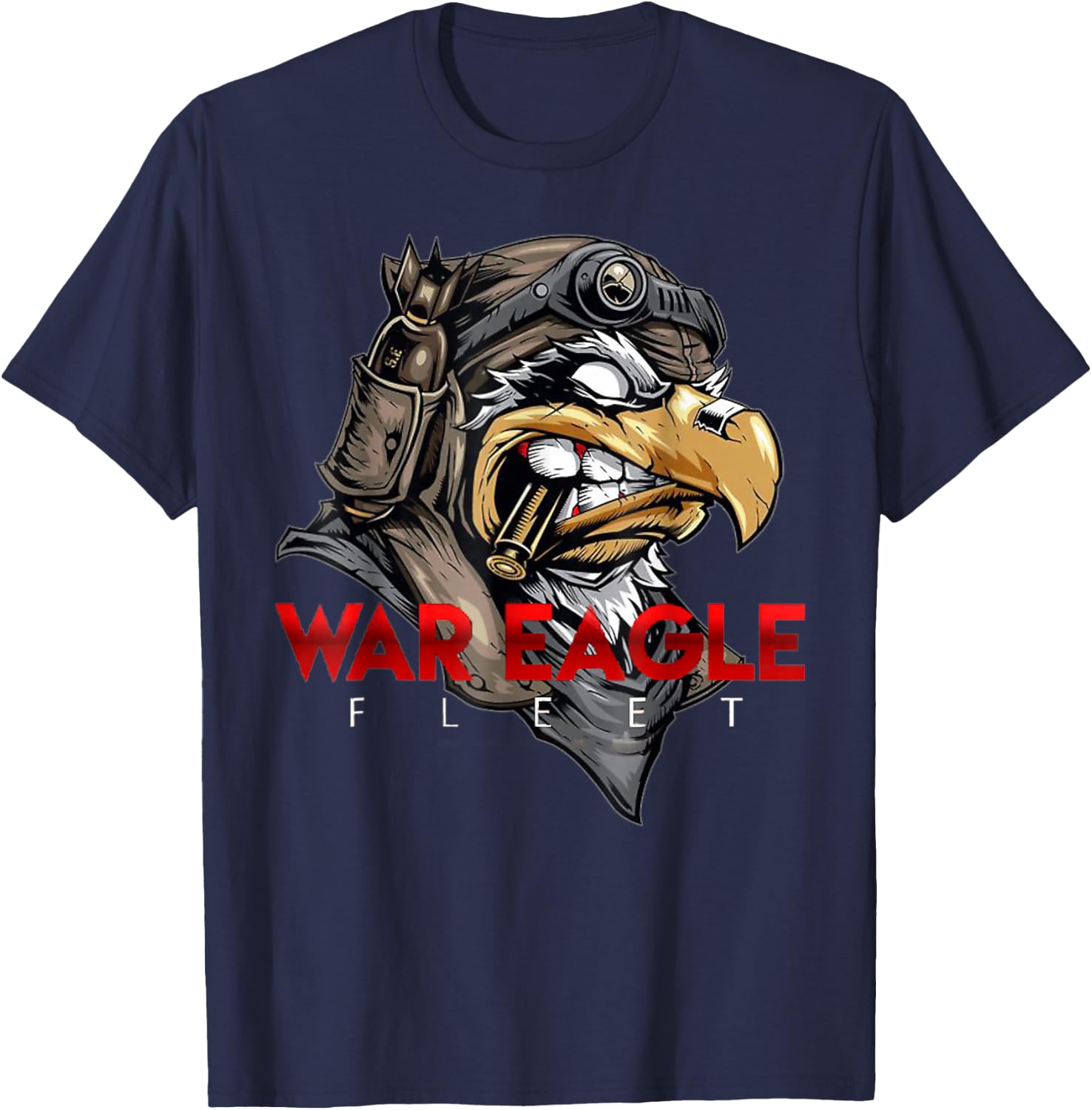 War Eagle Fleet Battle Eagle T-Shirt - T-Shirt | Navy