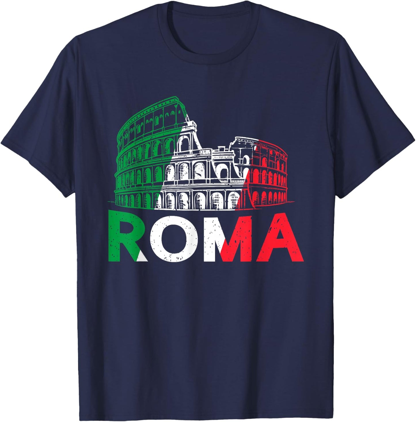 Roma Rome Italie Italie T-Shirt - T-Shirt | Navy
