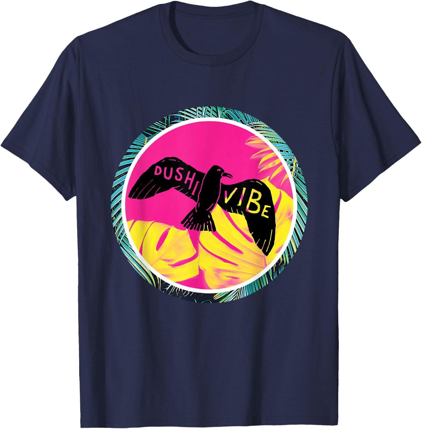 Aruba One Happy Island - Aruba Dushi Vibe T-Shirt - T-Shirt | Navy