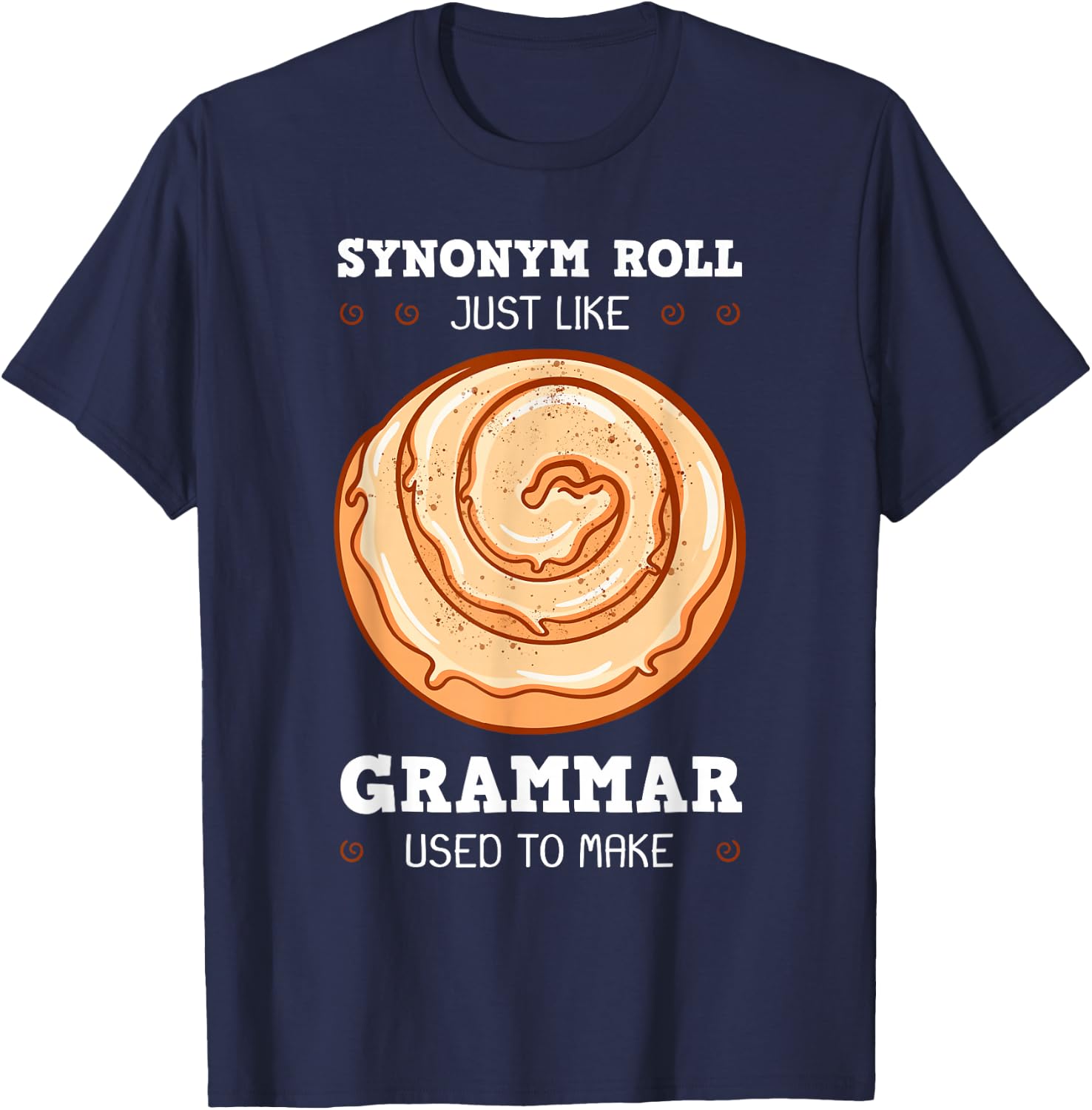 English Teacher Grammarians Grammar Police Professors T-Shirt - T-Shirt | Navy