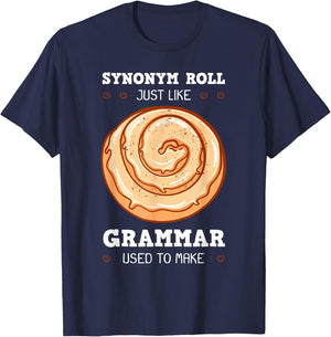 English Teacher Grammarians Grammar Police Professors T-Shirt - T-Shirt | Navy
